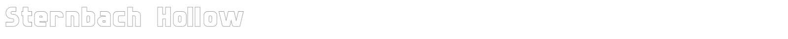 Sternbach font preview